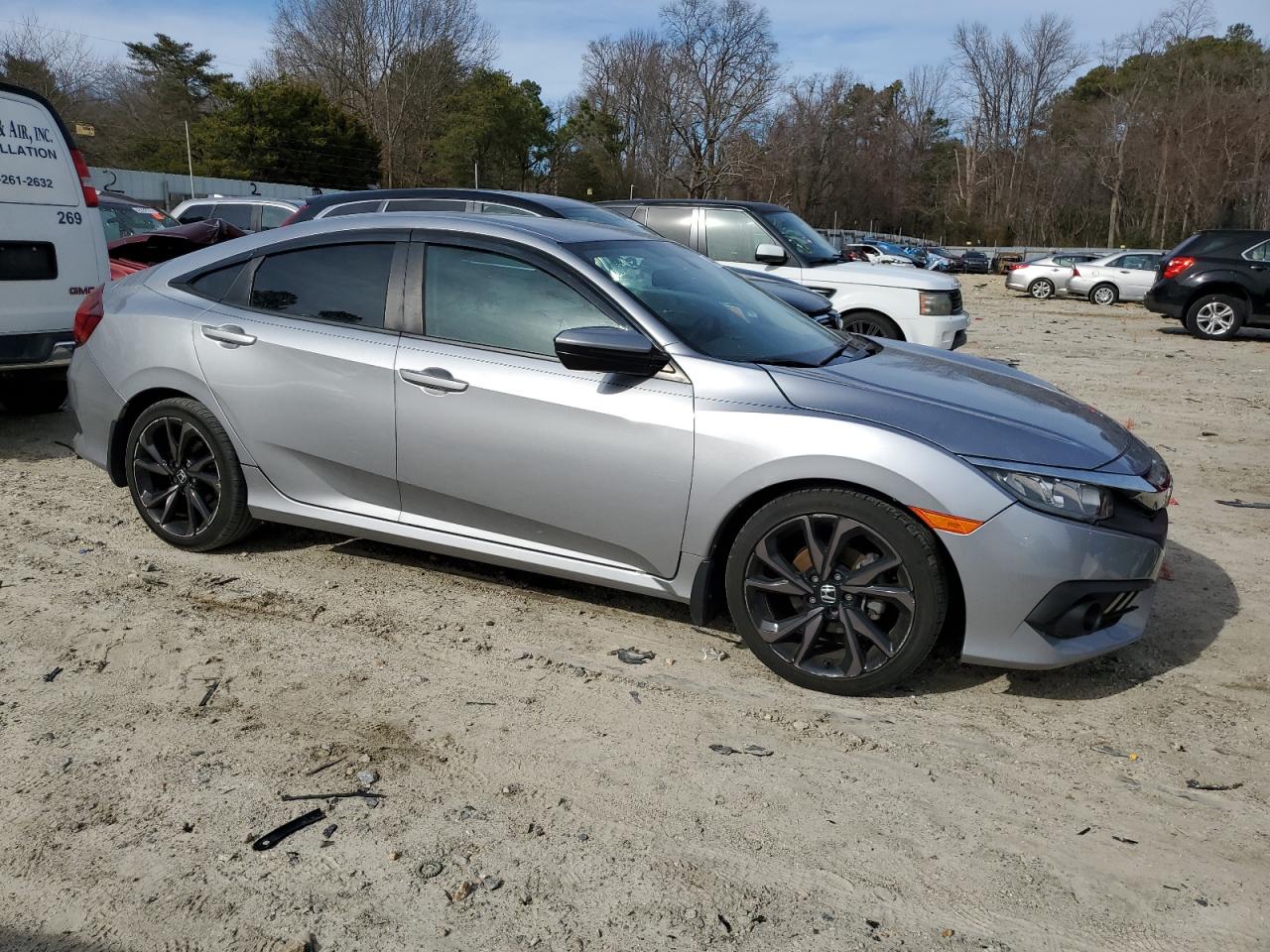 2018 Honda Civic VIN 19XFC2F50JE000153 Copart auction photo, mechanical / minor dent/scratches damage thumbnail 4