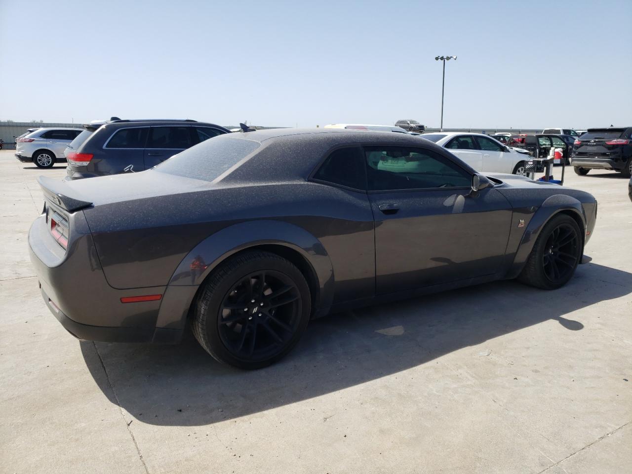 2021 Dodge Challenger VIN 2C3CDZFJ6MH676884 Copart auction photo, side / hail damage thumbnail 3