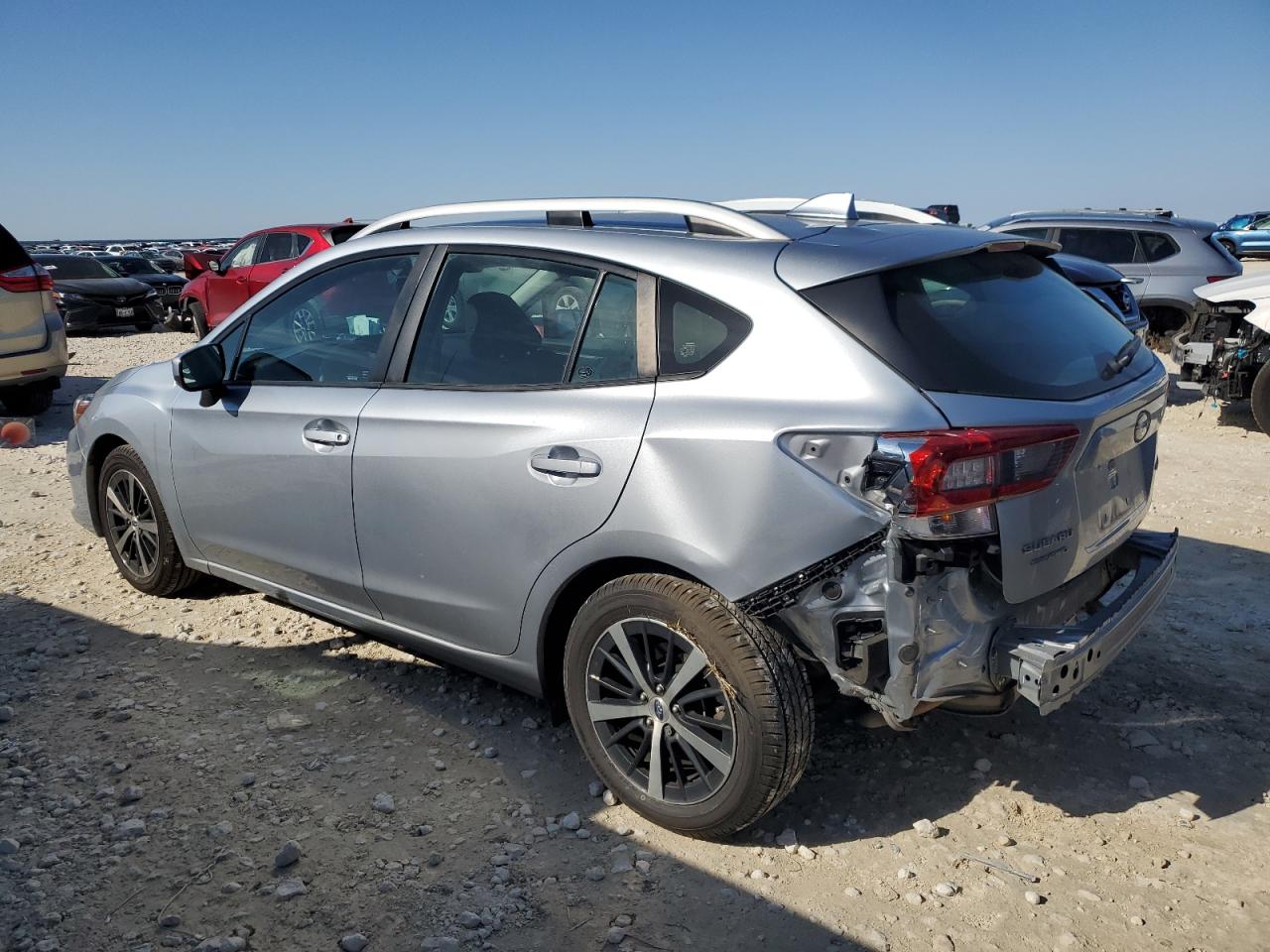 2022 Subaru Impreza VIN 4S3GTAV67N3718000 Copart auction photo, rear end / side damage thumbnail 2