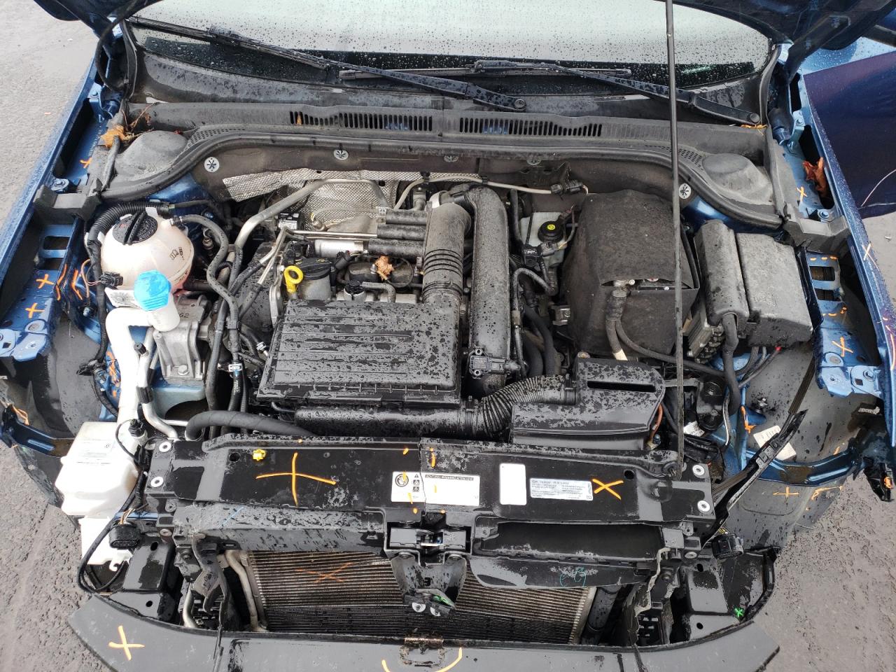 2017 Volkswagen Jetta VIN 3VW2B7AJ9HM408098 Copart auction photo, front end damage thumbnail 11