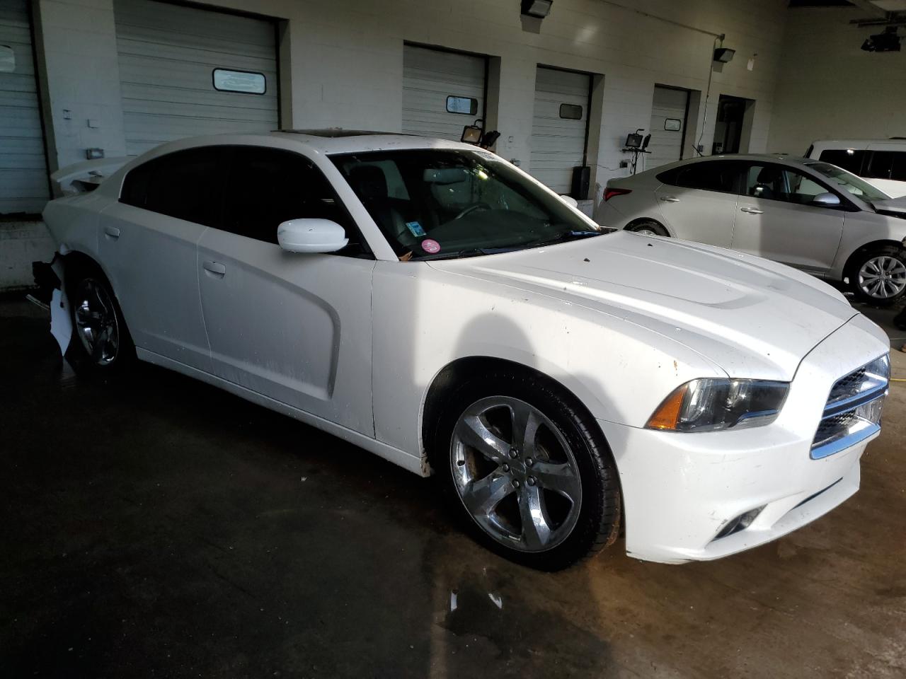 2012 Dodge Charger VIN 2C3CDXHG6CH207380 Copart auction photo, rear end / side damage thumbnail 4