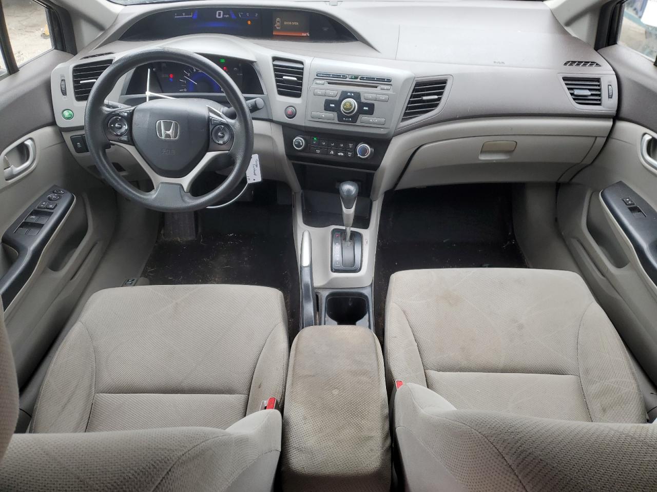 2012 Honda Civic VIN 2HGFB2F59CH308904 Copart auction photo, front end damage thumbnail 8