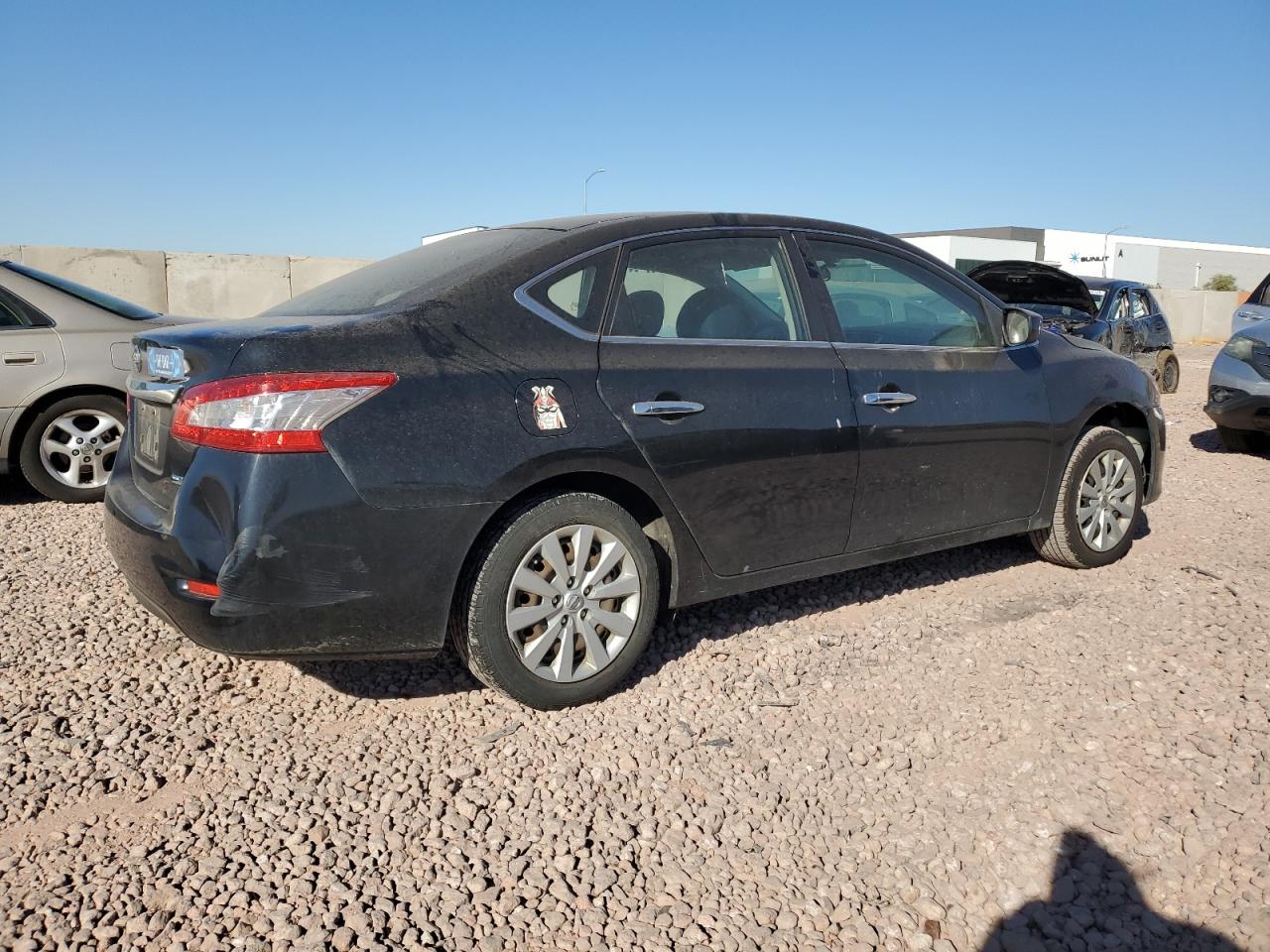 2013 Nissan Sentra VIN 3N1AB7AP7DL746458 Copart auction photo, minor dent/scratches damage thumbnail 3