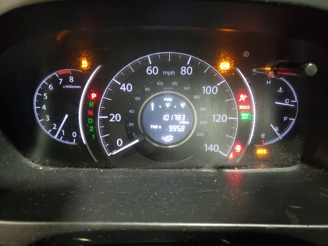2013 Honda CR-V VIN 2HKRM4H78DH683384 Copart auction photo, front end damage thumbnail 9
