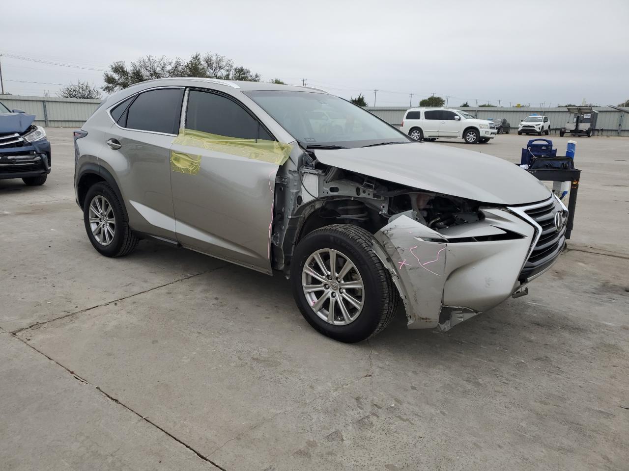 2016 Lexus NX VIN JTJYARBZ7G2043276 Copart auction photo, side / minor dent/scratches damage thumbnail 4