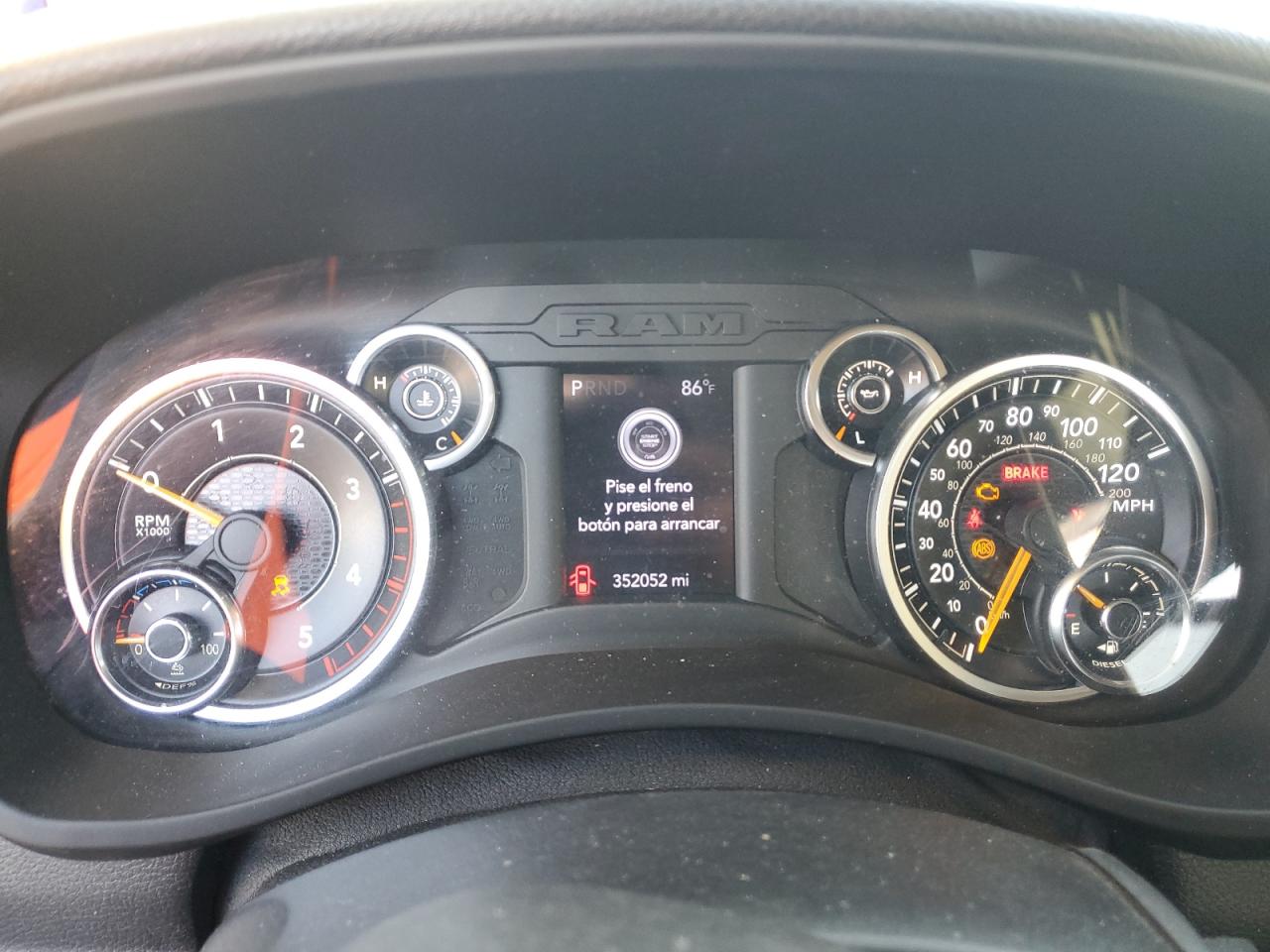 2020 RAM 3500 VIN 3C63RRGL1LG154716 Copart auction photo, front end / rear end damage thumbnail 9