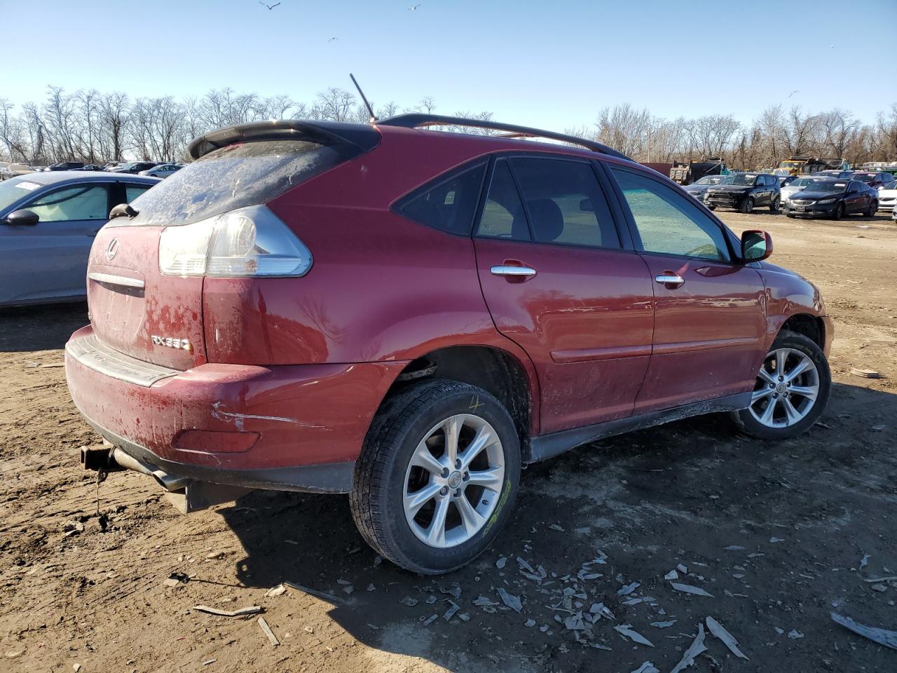 2009 Lexus RX VIN 2T2HK31U29C133695 Copart auction photo, front end / all over damage thumbnail 3