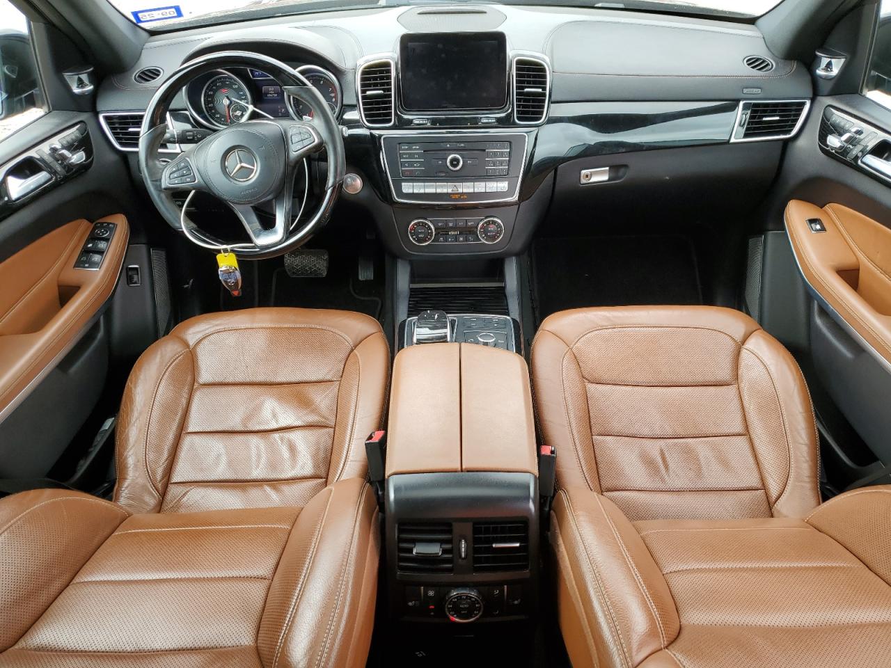 2017 Mercedes-Benz GLS-klasse VIN 4JGDF7DE0HA745993 Copart auction photo, all over / undercarriage damage thumbnail 8