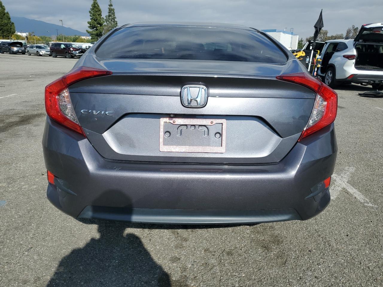 2018 Honda Civic VIN 2HGFC2F54JH580948 Copart auction photo, side damage thumbnail 6