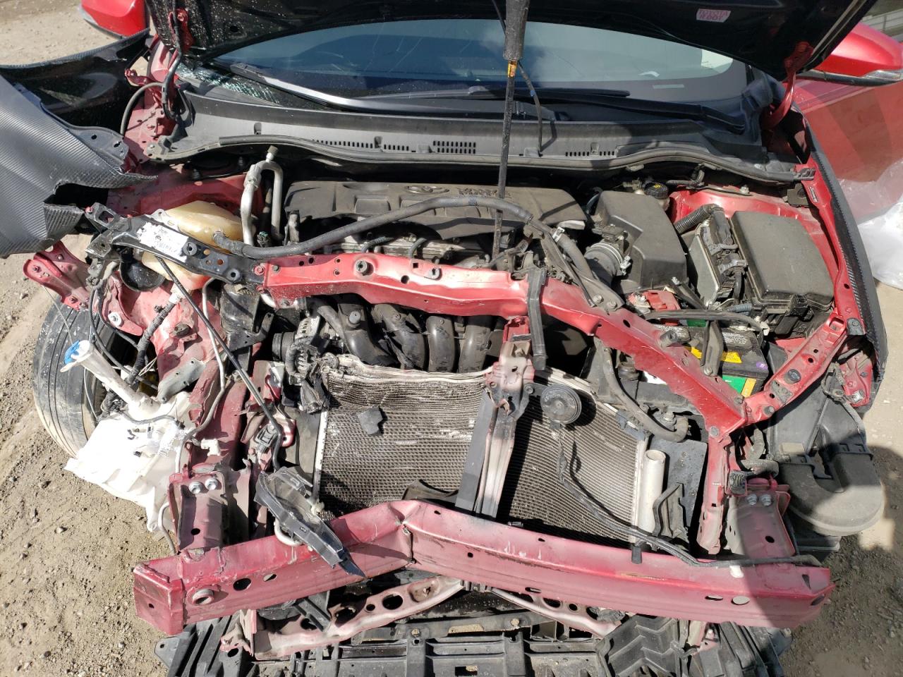2018 Toyota Corolla VIN JTNKARJE4JJ555741 Copart auction photo, front end damage thumbnail 12