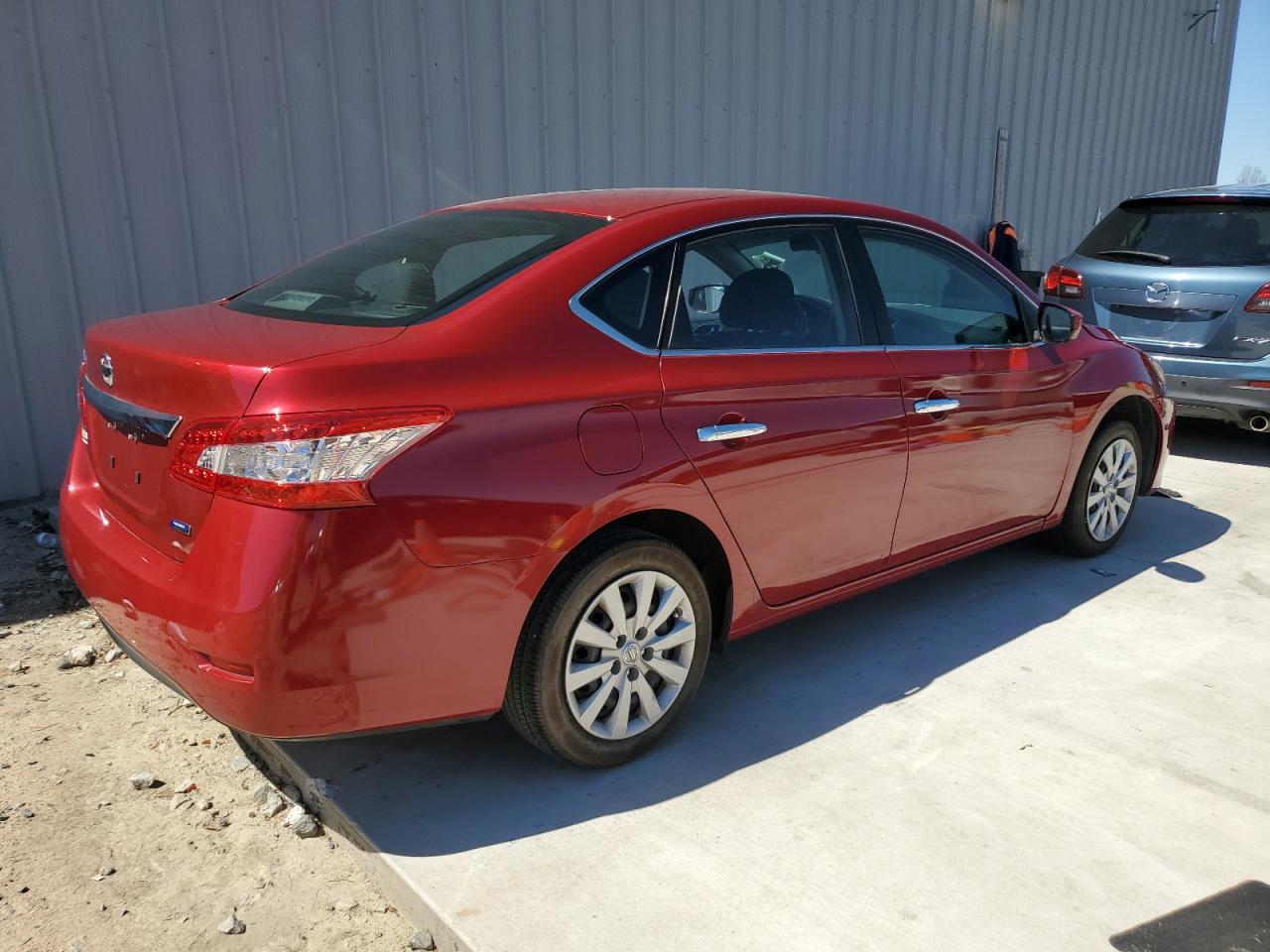2014 Nissan Sentra VIN 3N1AB7AP4EY263336 Copart auction photo, front end damage thumbnail 3
