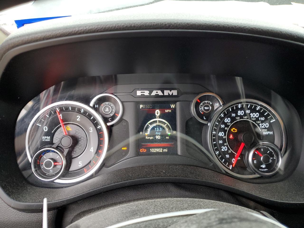 2020 RAM 3500 VIN 3C63R3GL9LG232544 Copart auction photo, all over damage thumbnail 9