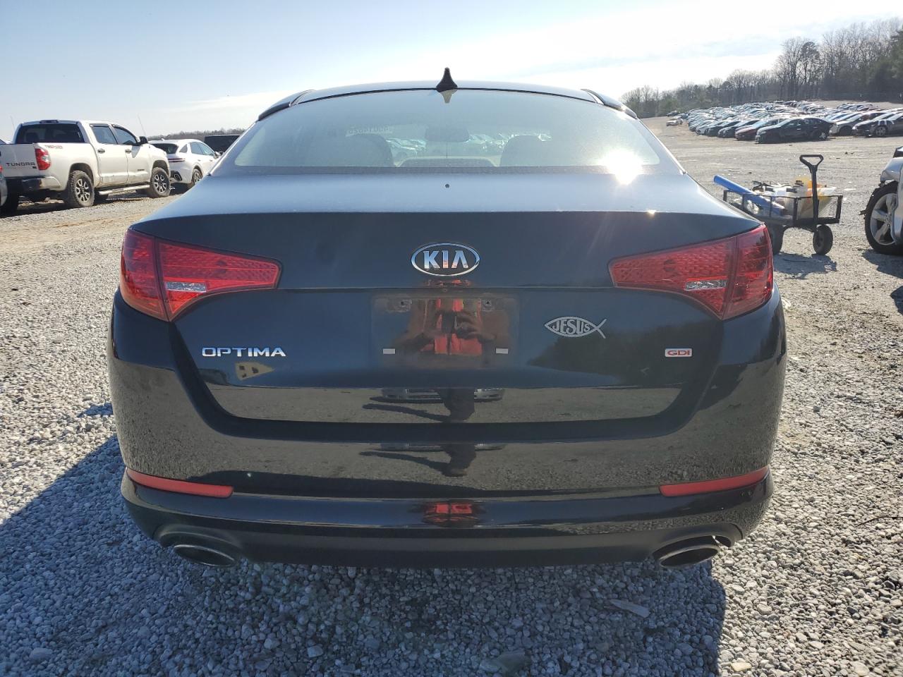 2013 KIA Optima VIN 5XXGM4A76DG244889 Copart auction photo, front end / minor dent/scratches damage thumbnail 6