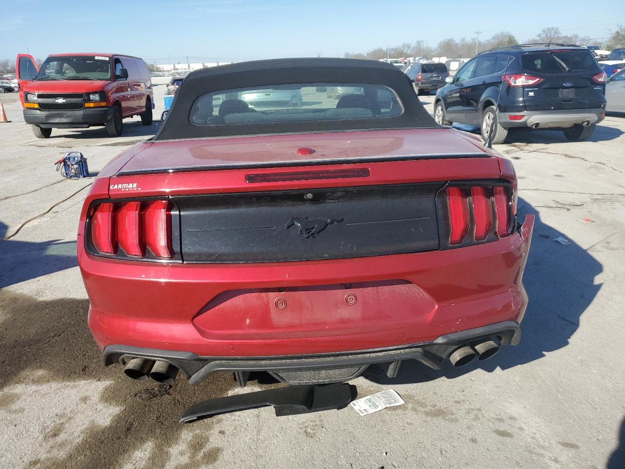 2020 Ford Mustang VIN 1FATP8UH9L5189817 Copart auction photo, rear end damage thumbnail 6