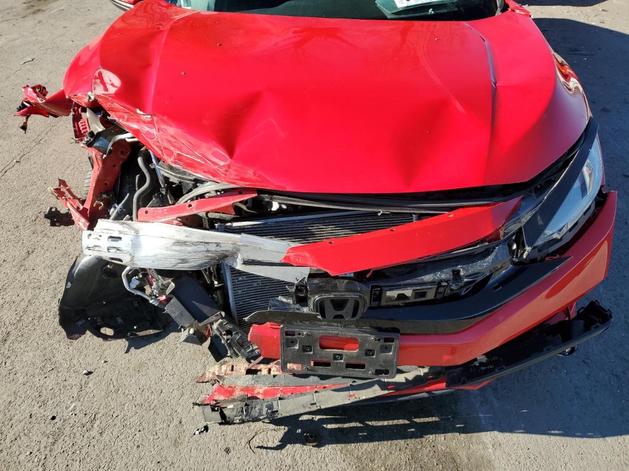 2020 Honda Civic VIN 2HGFC2F87LH546550 Copart auction photo, front end damage thumbnail 12