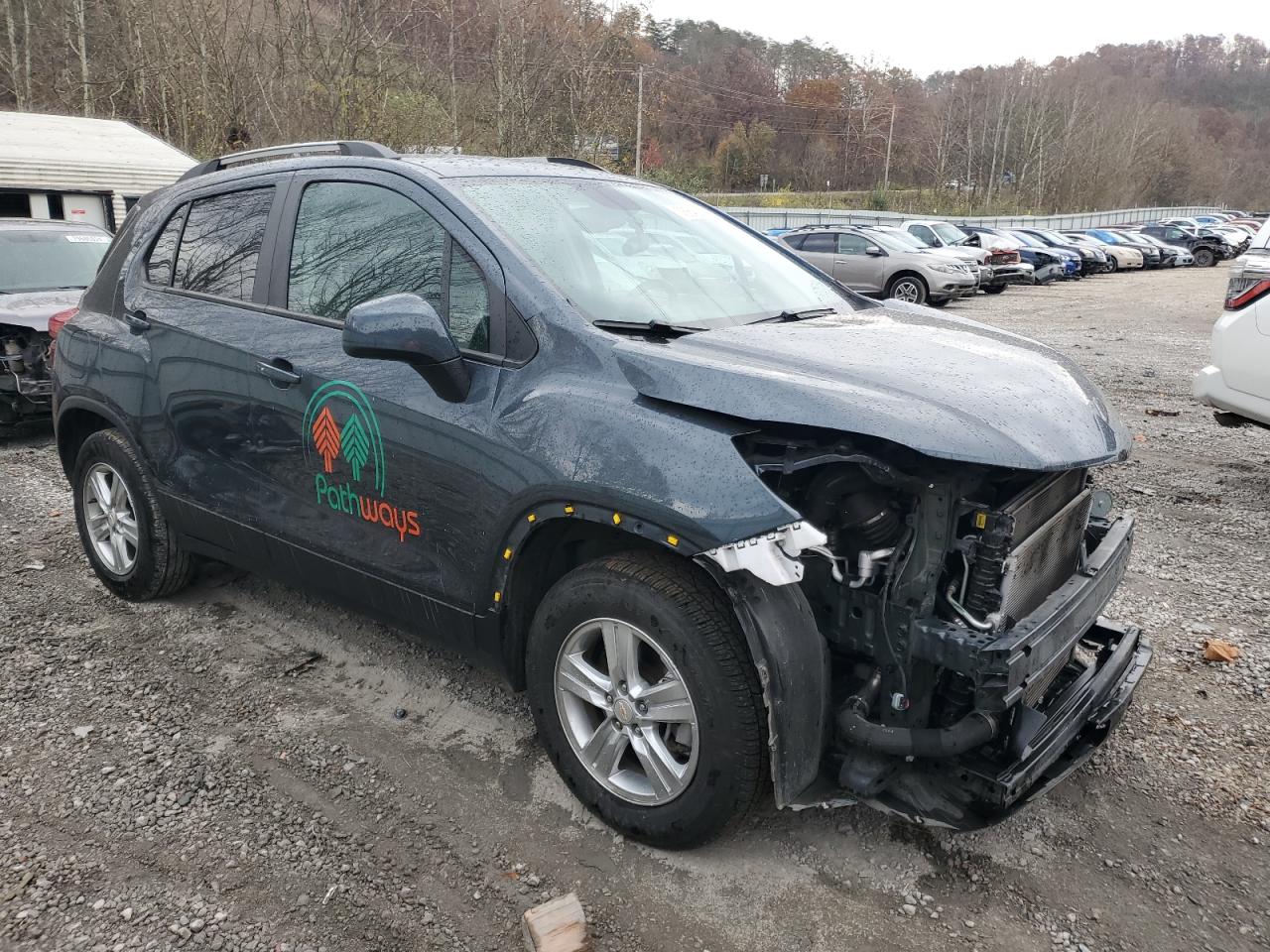 2022 Chevrolet Trax VIN KL7CJPSM7NB559900 Copart auction photo, front end damage thumbnail 4