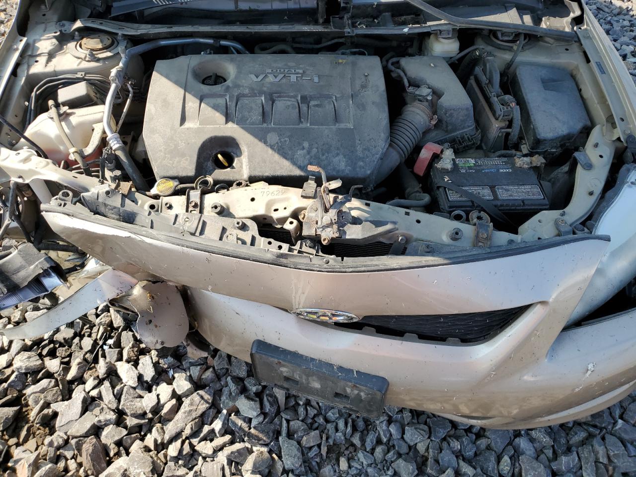 2009 Toyota Corolla VIN 2T1BU40E59C124123 Copart auction photo, front end / side damage thumbnail 13