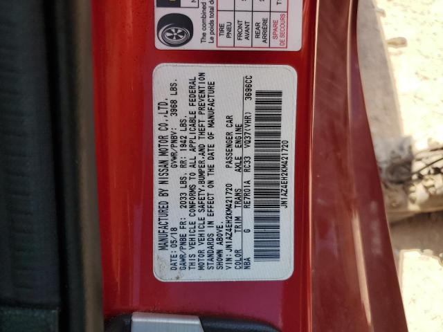2019 Nissan 370Z VIN JN1AZ4EH2KM421720 Copart auction photo, minor dent/scratches damage thumbnail 12