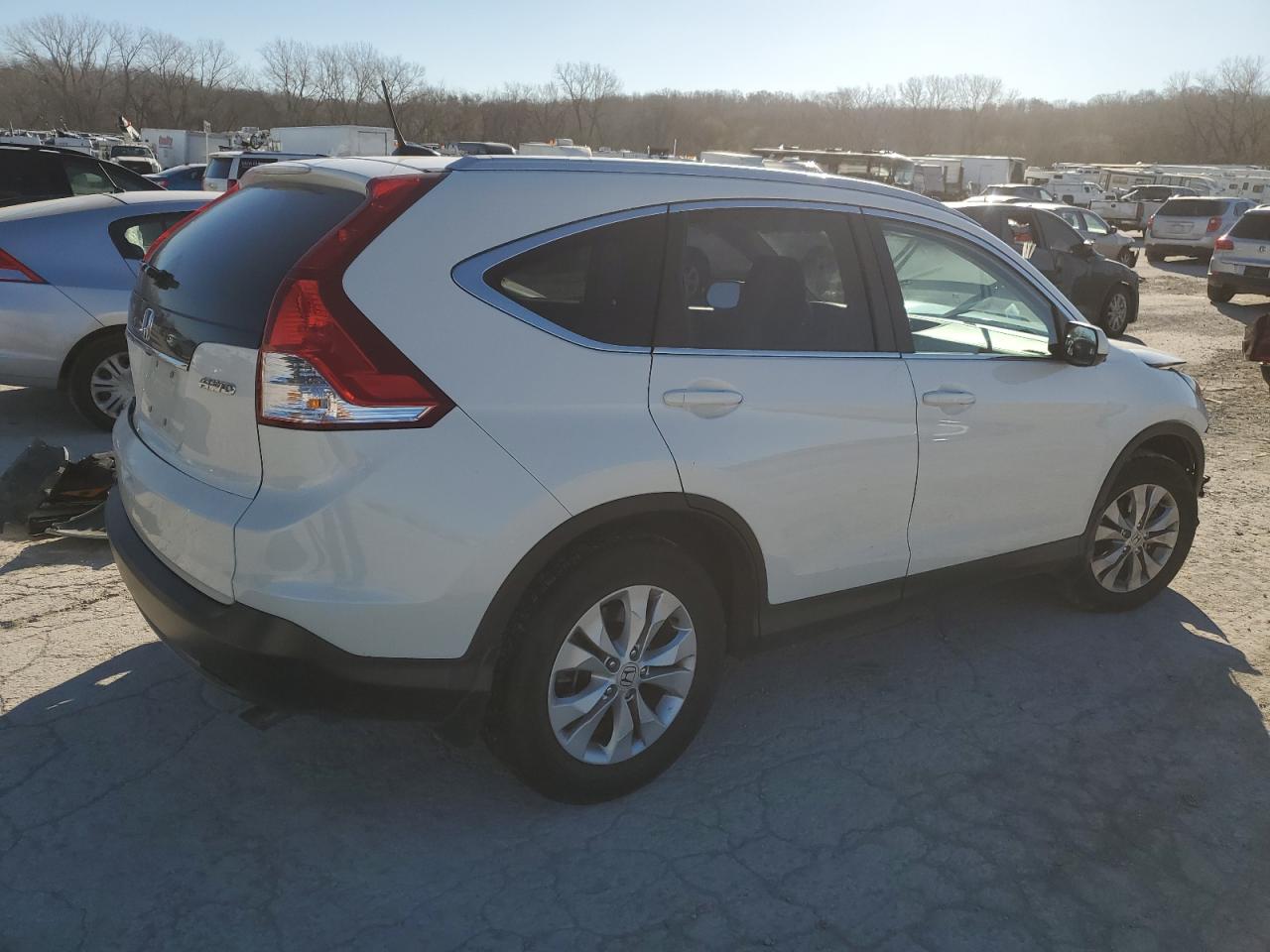 2014 Honda CR-V VIN 5J6RM4H75EL054334 Copart auction photo, front end / rear end damage thumbnail 3