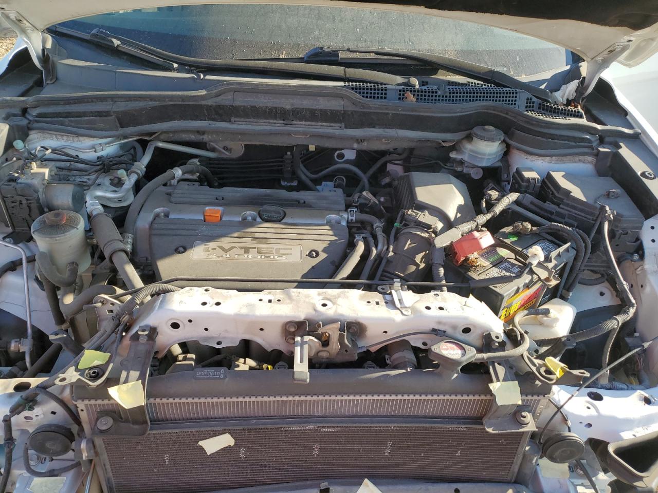 2008 Honda CR-V VIN JHLRE38748C046455 Copart auction photo, front end damage thumbnail 12