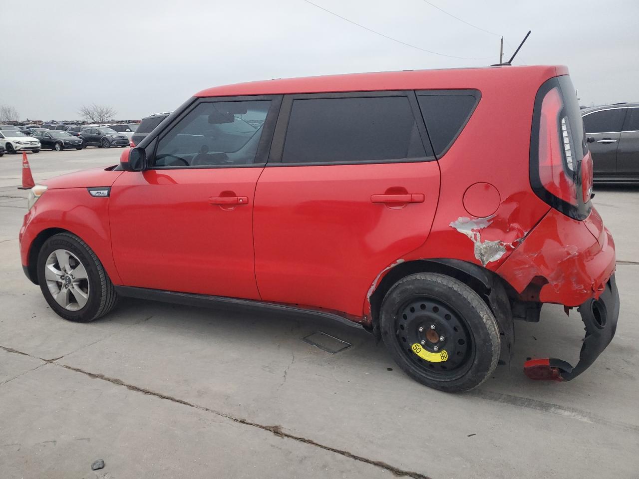 2019 KIA Soul VIN KNDJN2A20K7687461 Copart auction photo, rear end / undercarriage damage thumbnail 2
