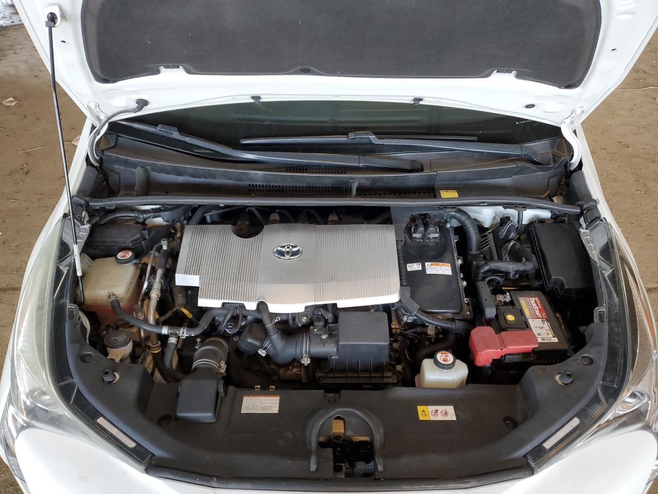 2016 Toyota Prius VIN JTDKBRFU3G3019071 Copart auction photo, mechanical damage thumbnail 11