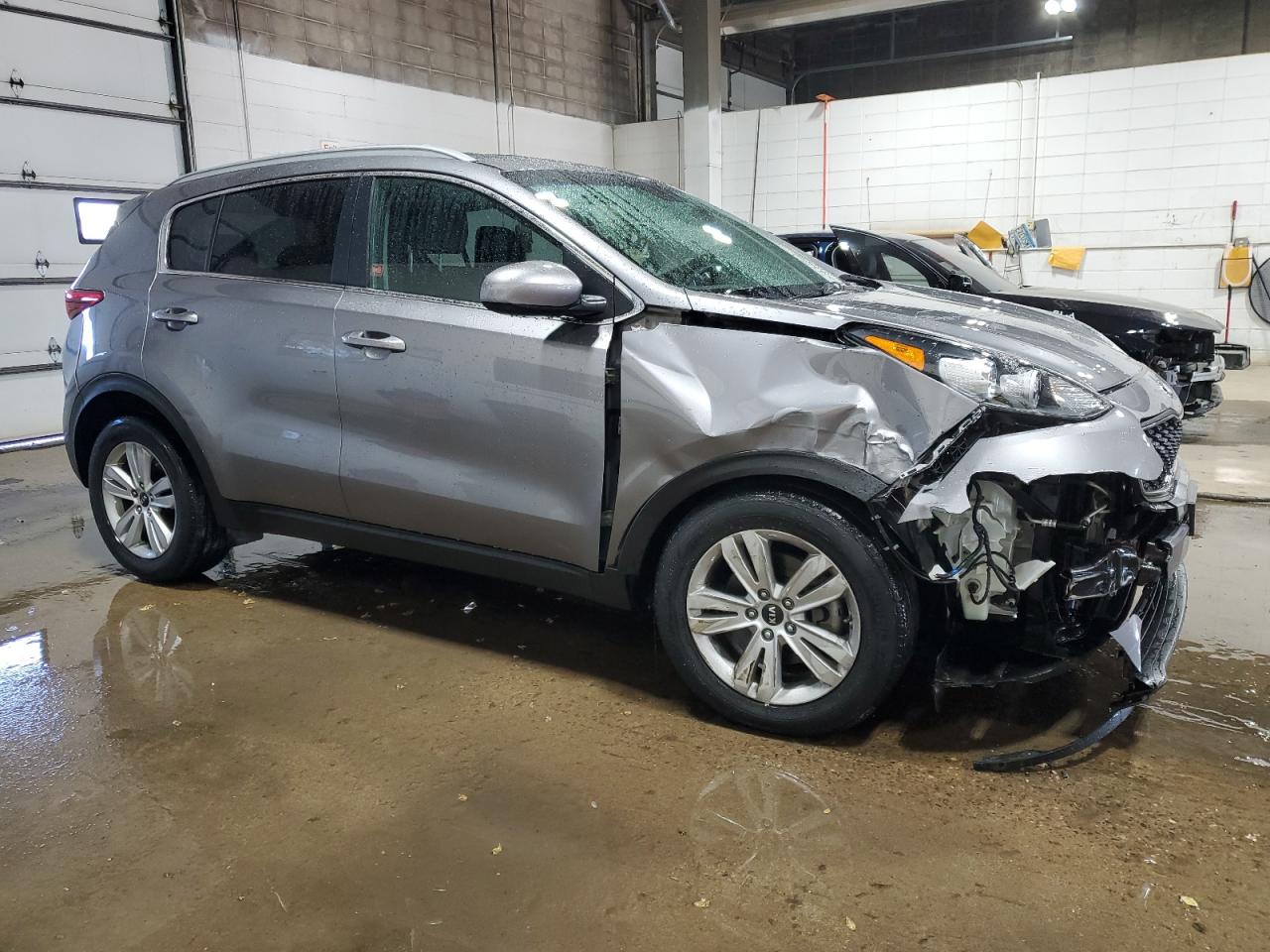 2019 KIA Sportage VIN KNDPM3AC0K7504765 Copart auction photo, front end / vandalism damage thumbnail 4
