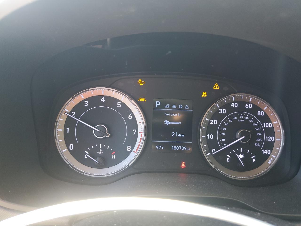2020 Hyundai Venue VIN KMHRB8A35LU037661 Copart auction photo, front end damage thumbnail 9