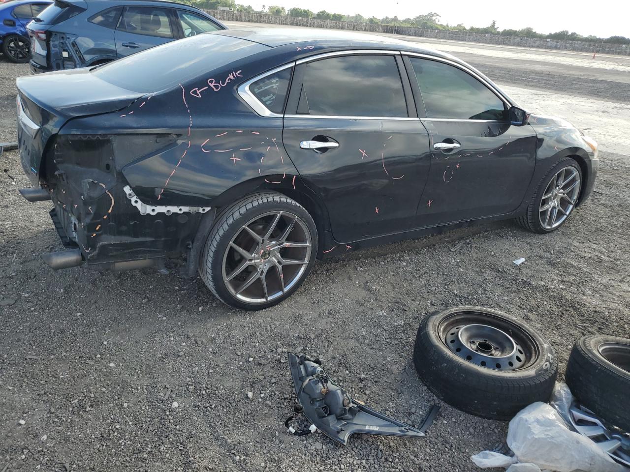 2014 Nissan Altima VIN 1N4AL3AP1EC327432 Copart auction photo, rear end damage thumbnail 3