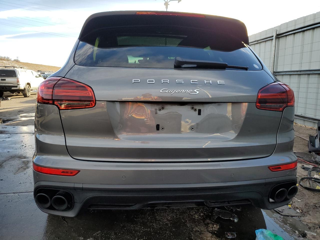 2018 Porsche Cayenne VIN WP1AB2A23JLA60329 Copart auction photo, front end damage thumbnail 6