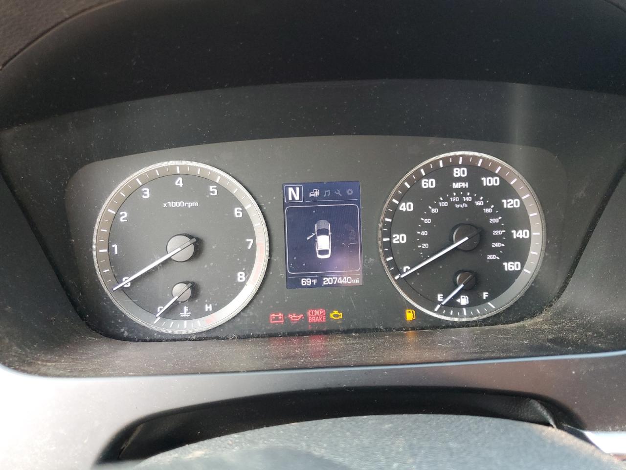 2016 Hyundai Sonata VIN 5NPE24AF5GH357200 Copart auction photo, normal wear damage thumbnail 9
