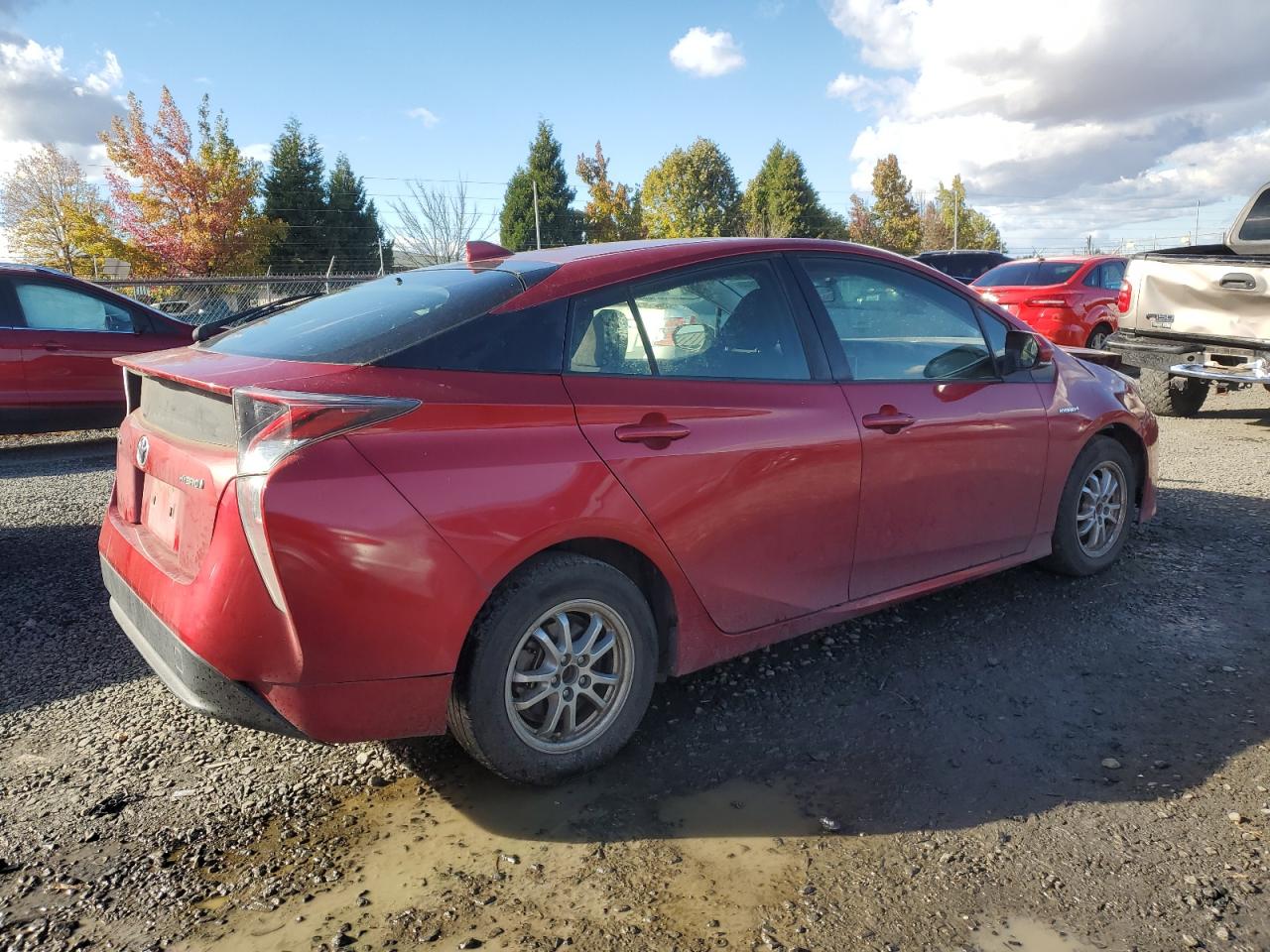 2016 Toyota Prius VIN JTDKBRFU3G3524611 Copart auction photo, front end damage thumbnail 3