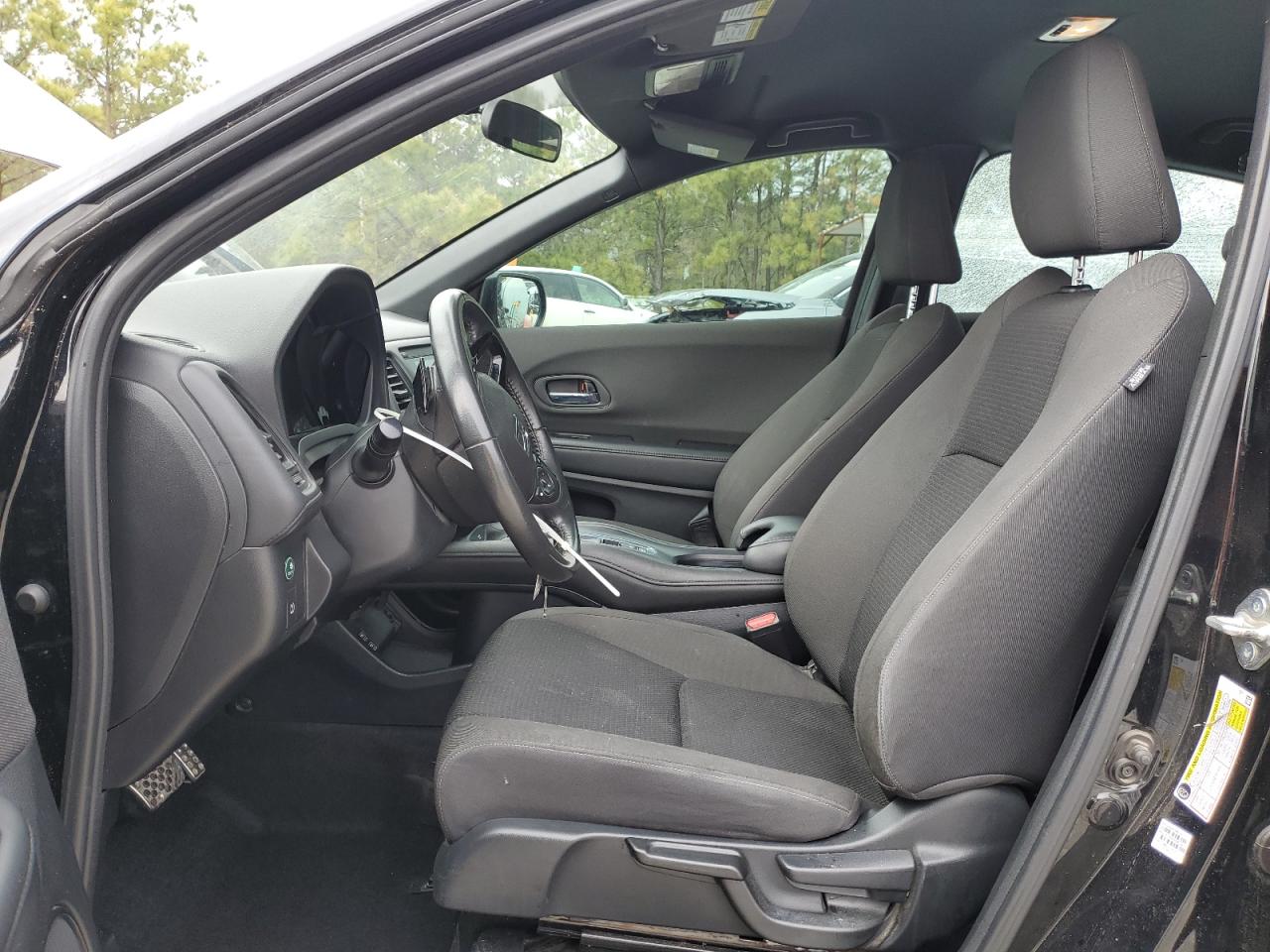 2019 Honda HR-V VIN 3CZRU5H10KG704553 Copart auction photo, front end / side damage thumbnail 7