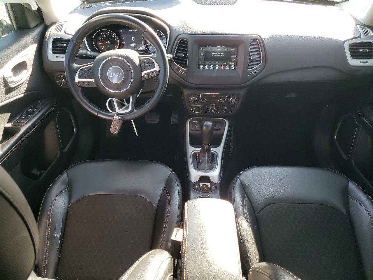 2020 Jeep Compass VIN 3C4NJCBB3LT241822 Copart auction photo, rollover damage thumbnail 8