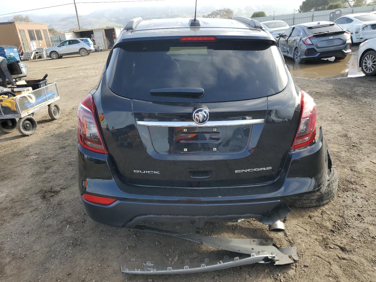 2017 Buick Encore VIN KL4CJASB3HB072464 Copart auction photo, rear end damage thumbnail 6