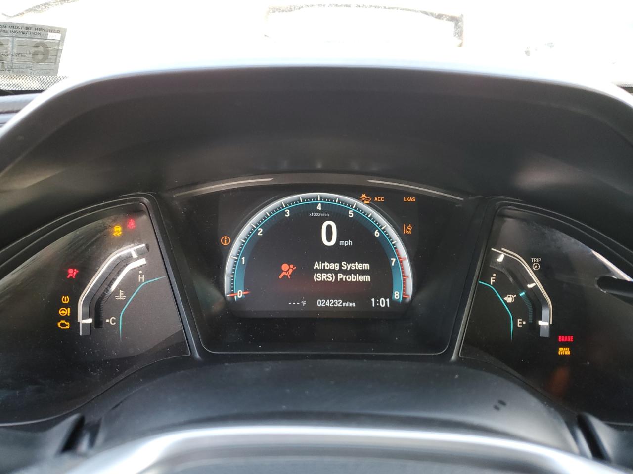 2021 Honda Civic VIN 2HGFC2F60MH555266 Copart auction photo, front end damage thumbnail 9
