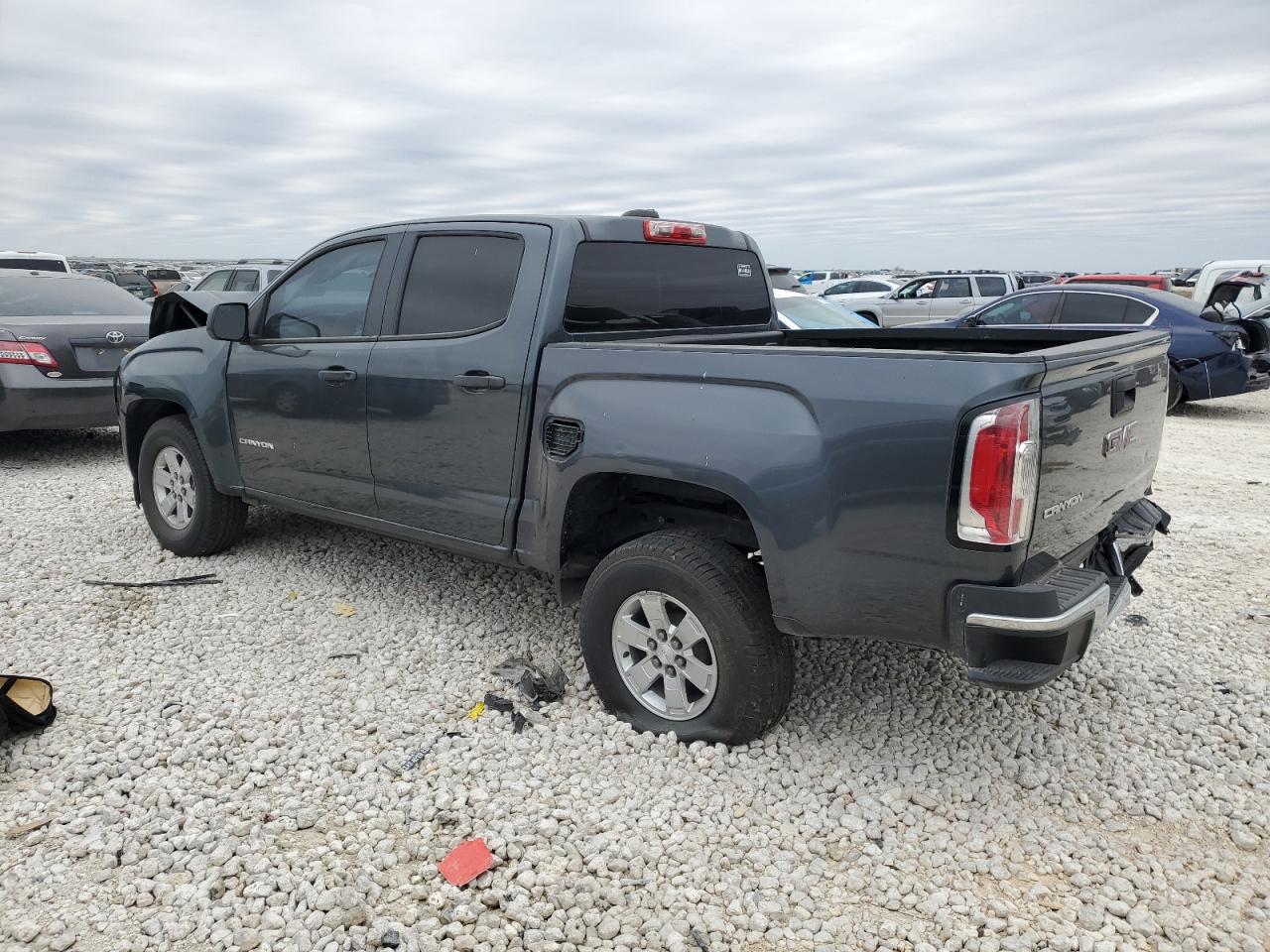 2015 GMC Canyon VIN 1GTG5AEAXF1263476 Copart auction photo, front end / rear end damage thumbnail 2
