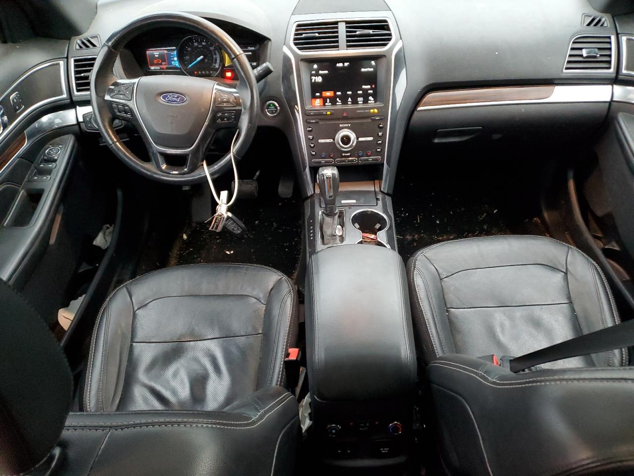2019 Ford Explorer VIN 1FM5K7F88KGB12881 Copart auction photo, front end / side damage thumbnail 8