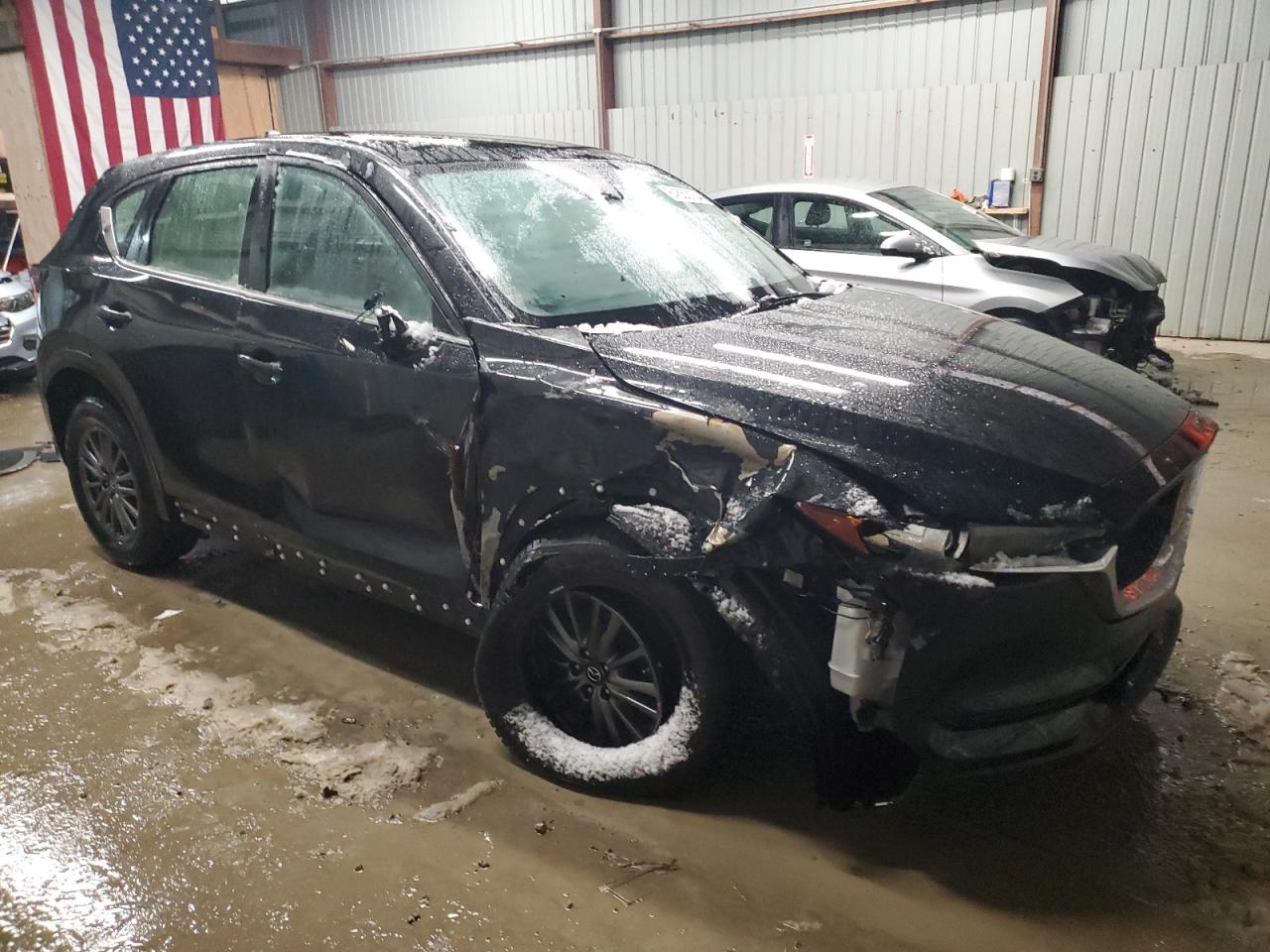 2018 Mazda CX-5 VIN JM3KFBBM1J0453300 Copart auction photo, front end / side damage thumbnail 4