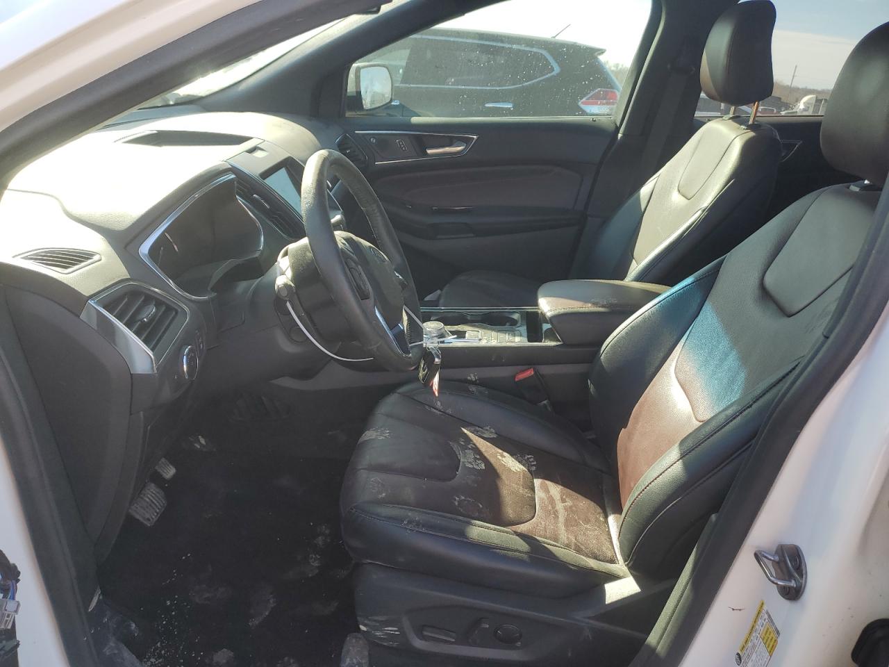 2020 Ford Edge VIN 2FMPK4K9XLBB59389 Copart auction photo, undercarriage / front end damage thumbnail 7