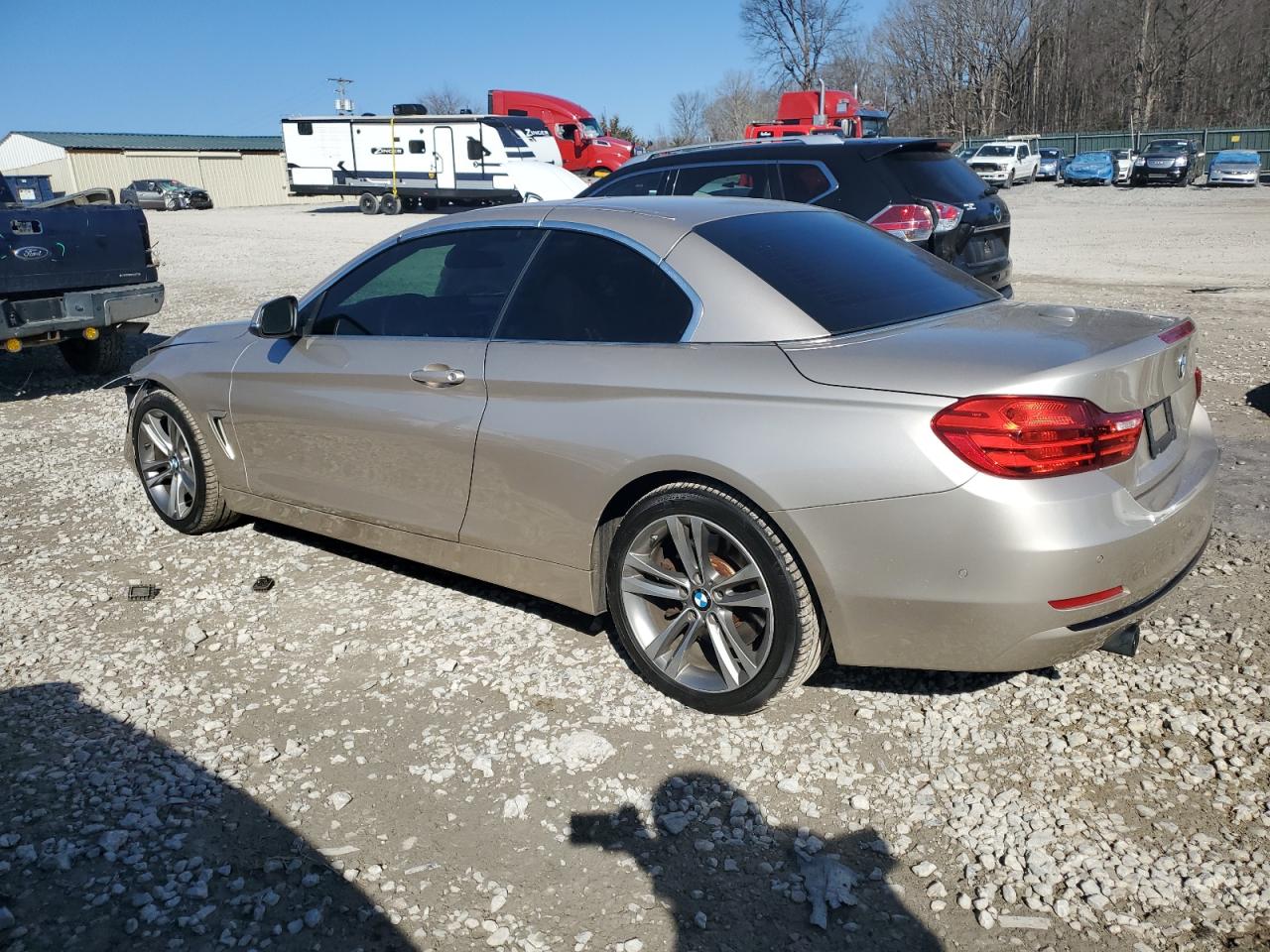 2016 BMW 4er VIN WBA3T7C57G5A38231 Copart auction photo, front end damage thumbnail 2