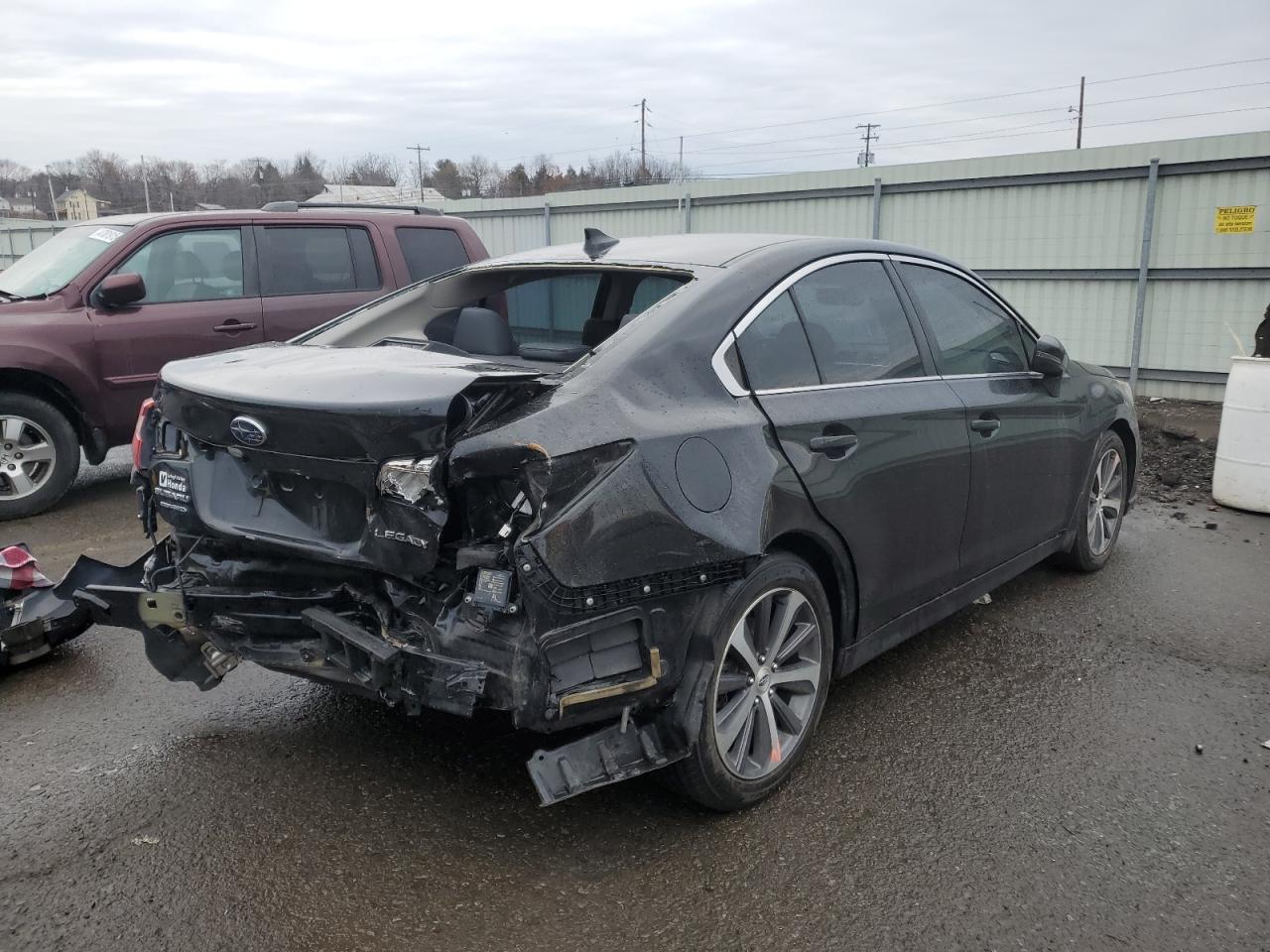 2019 Subaru Legacy VIN 4S3BNAN68K3004859 Copart auction photo, rear end damage thumbnail 3