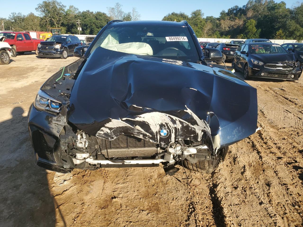 2021 BMW X5 VIN 5YMJU0C03M9D99549 Copart auction photo, front end damage thumbnail 5