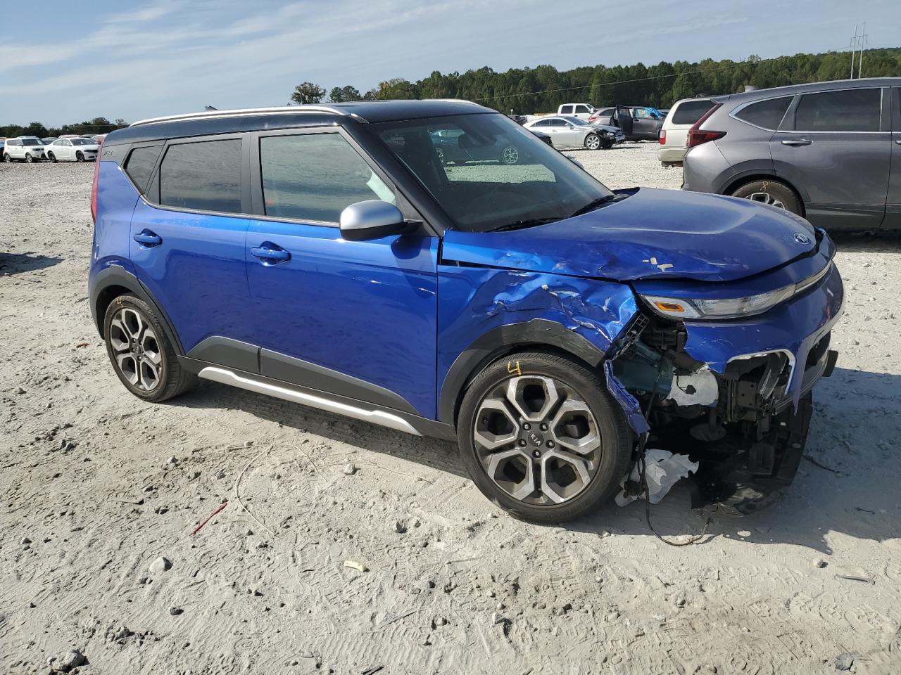 2021 KIA Soul VIN KNDJ23AU3M7131812 Copart auction photo, front end damage thumbnail 4