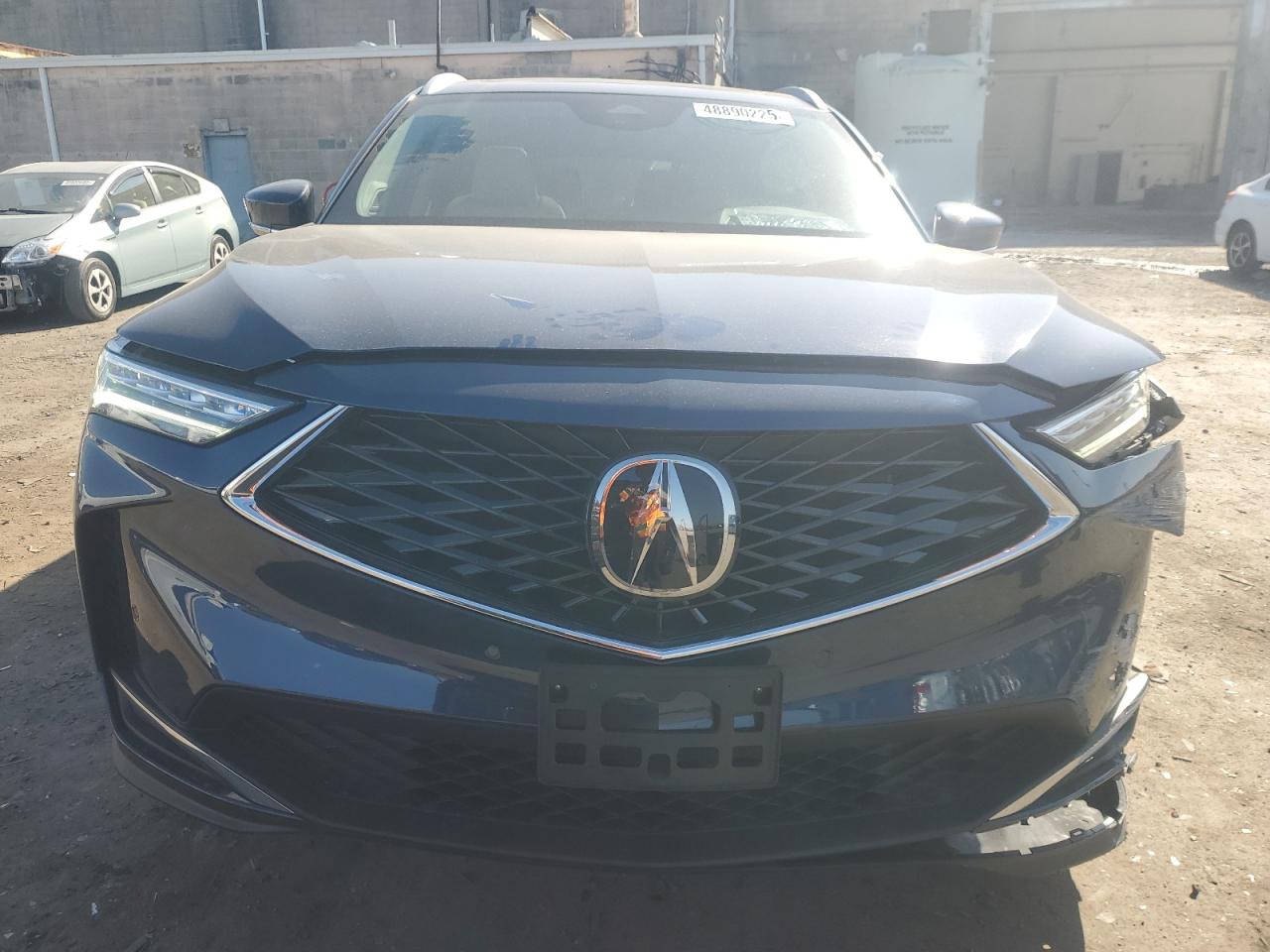 2025 Acura MDX VIN 5J8YE1H40SL024531 Copart auction photo, front end / rear end damage thumbnail 5