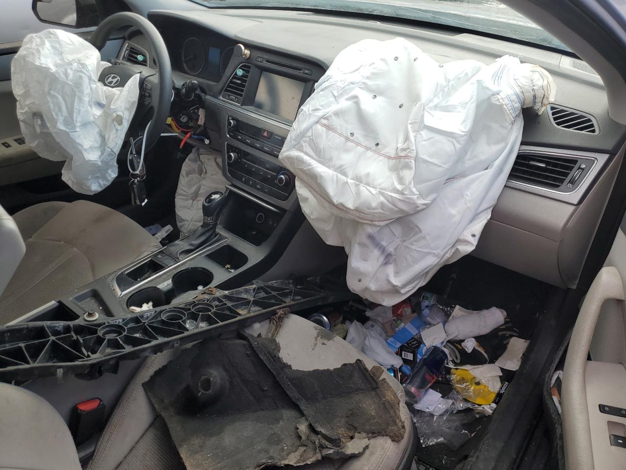 2016 Hyundai Sonata VIN 5NPE24AF6GH352457 Copart auction photo, vandalism / front end damage thumbnail 8