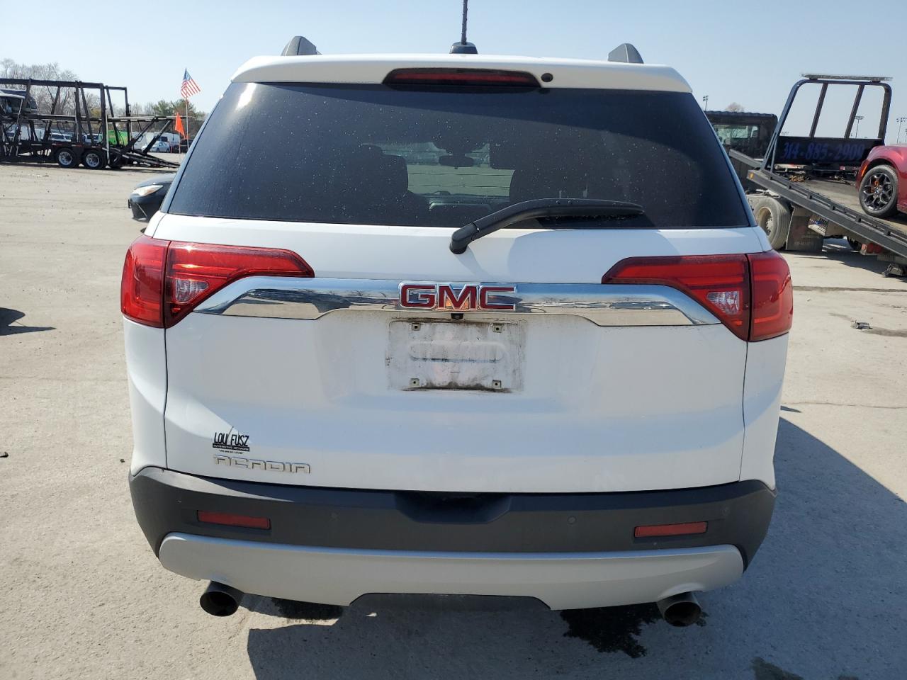 2018 GMC Acadia VIN 1GKKNLLS5JZ188296 Copart auction photo, undercarriage / front end damage thumbnail 6