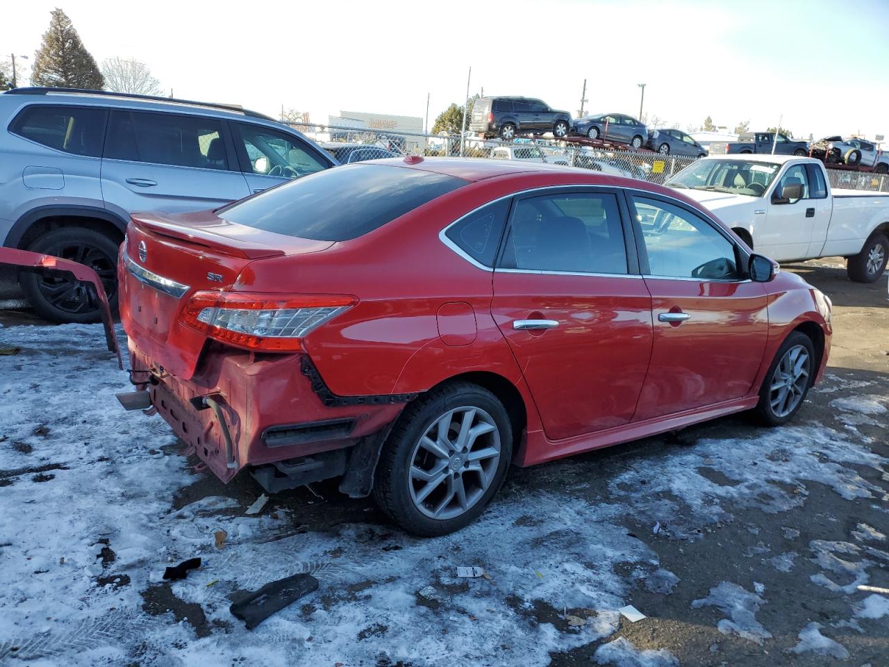 2015 Nissan Sentra VIN 3N1AB7AP0FY333335 Copart auction photo, all over damage thumbnail 3