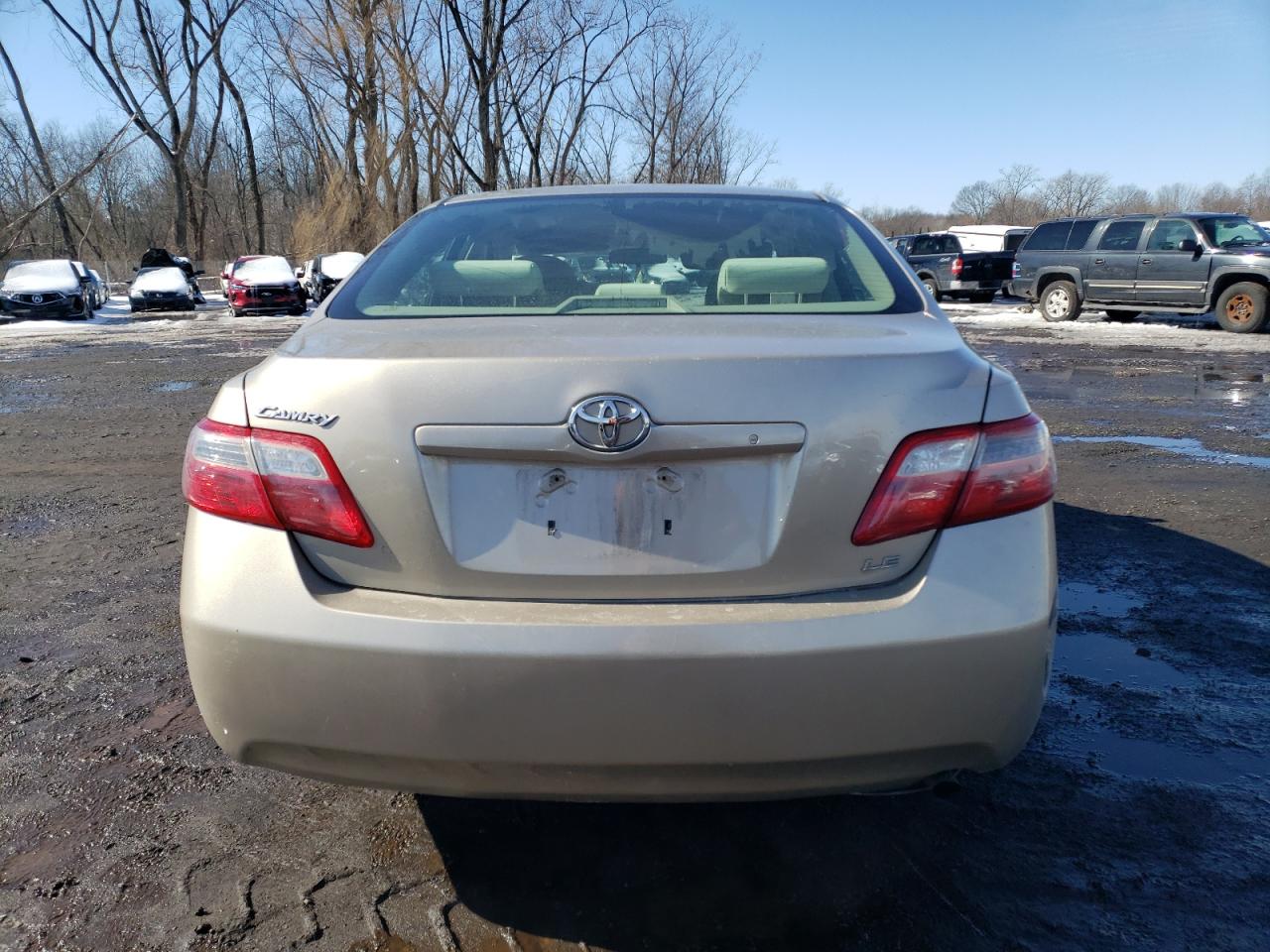 2007 Toyota Camry VIN 4T1BE46K07U079825 Copart auction photo, front end / rear end damage thumbnail 6