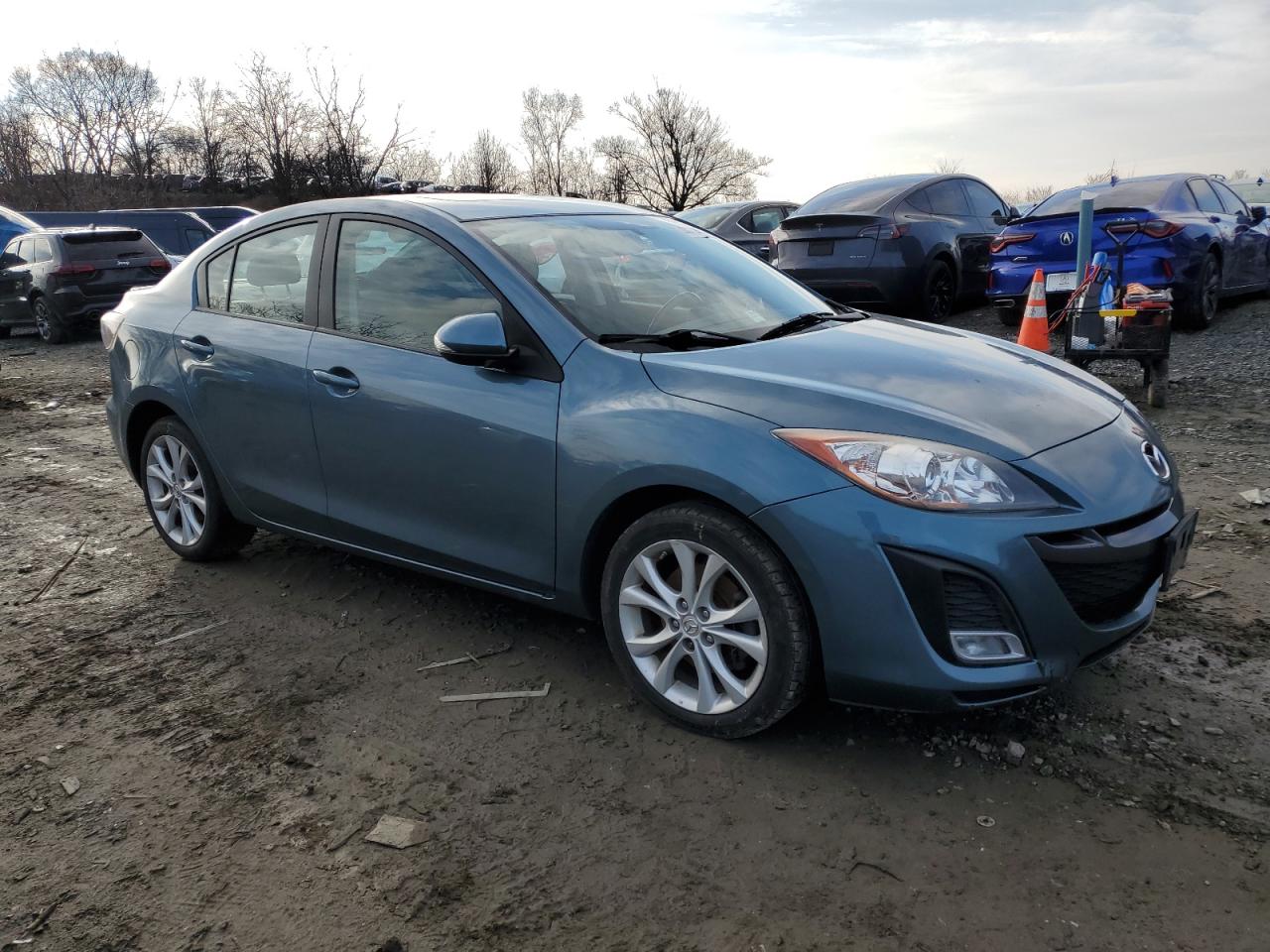 2010 Mazda 3 VIN JM1BL1S59A1151008 Copart auction photo, front end damage thumbnail 4